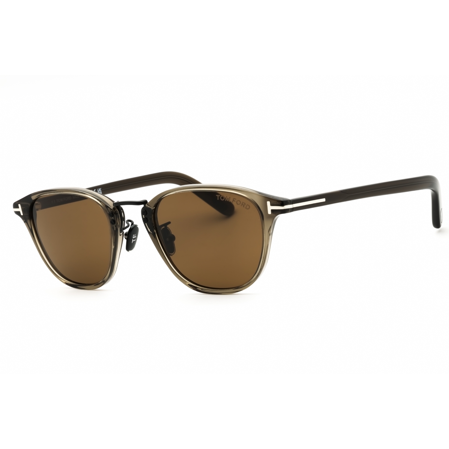 Nwt Tom Ford Ft1049 Grey Round 50mm Sunglasses